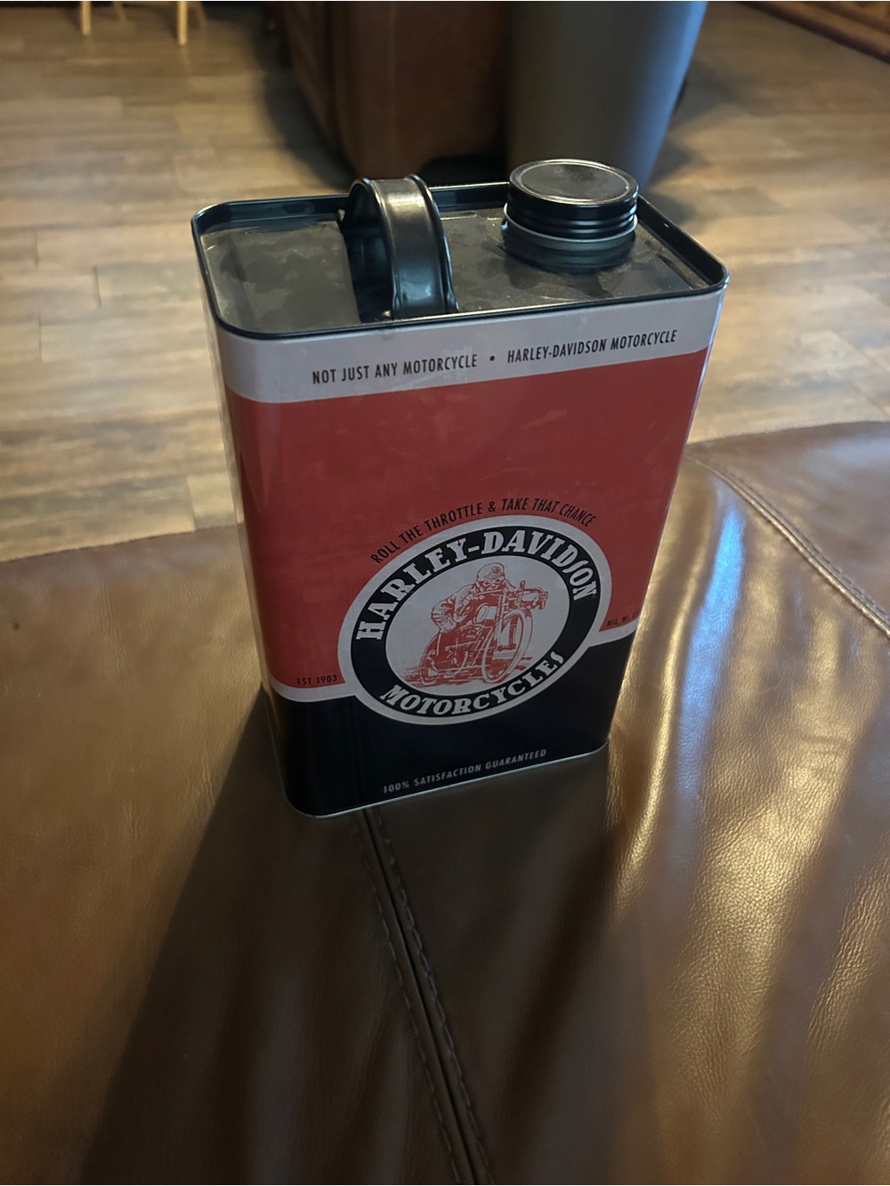 Harley-Davidson Metal Storage Container